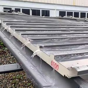 Panel Sándwich de Techo Económico de Espuma de Poliuretano y Aluminio <span class=keywords><strong>Teja</strong></span> Angola para Cobertizo de Edificio de Hotel - Product Image 4