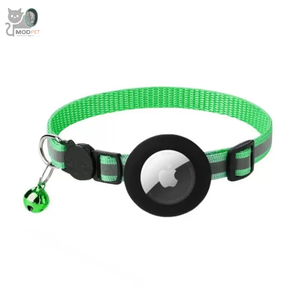 Venta caliente <span class=keywords><strong>Collar</strong></span> para mascotas con cubierta de silicona Airtag y hebilla de seguridad para dueños de gatos al por mayor en la mano - Product Image 1