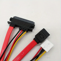 7 + 15 Pin SATA a Mini PH2.0 4Pin + SATA Clip adattatore in rame puro materiale per unità ottica da 5.25 pollici uso del disco rigido del Computer