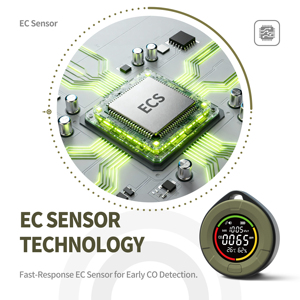Détecteur <span class=keywords><strong>de</strong></span> <span class=keywords><strong>monoxyde</strong></span> <span class=keywords><strong>de</strong></span> <span class=keywords><strong>carbone</strong></span> portable 3-en-1 PROTMEX PTH-10D+ avec écran LCD, plage 0-1000ppm, alarmes sonores et lumineuses, surveillance via application intelligente - Product Image 6