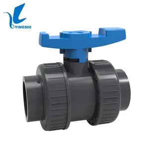 물/관개 PVC 더블 트루 유니온 볼 밸브의 맞춤형 ODM 수동형