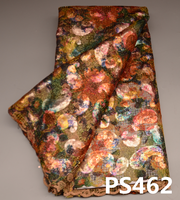 Tissu de dentelle pailletée colorée à vendre