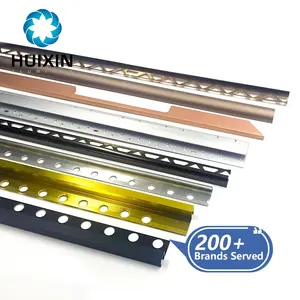 Trapneuzen Strips Keramische Grens Aluminium Tegel Trim Hoek