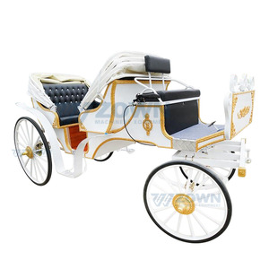 Carro Eléctrico Turístico sin Caballos, Carroza de Pasajeros de Gran Espacio, Apto para Zonas Turísticas, Bodas, Negocios, Venta al por Mayor - Product Image 2