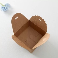 Boîte d'emballage cadeau personnalisée en kraft biodégradable, écologique, avec laminage brillant/mat en PE résistant à la graisse, gaufrée