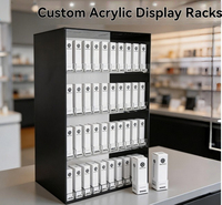 Supports d'affichage lumineux en acrylique, vitrines pour accessoires de téléphonie mobile, supports pour casques Bluetooth, supports d'affichage pour drones