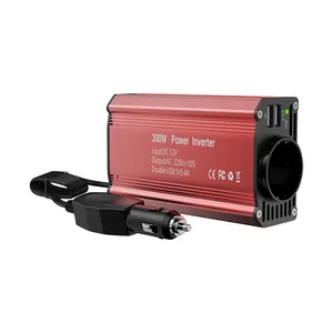 High Quality Solar Power Inverter Mufti-Protection Charger Adapter 12v Dc To Ac 110v220v 300W Car Power Inverter