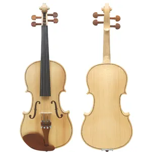 Violín al por mayor precio de fábrica violín primario de abeto macizo de alta calidad 4/4 a la venta