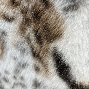 Tessuto in pelliccia sintetica di lusso, molto richiesto, in poliestere 100%, a pelo lungo, effetto volpe e gatto lynx, produzione propria, all'ingrosso - Product Image 6