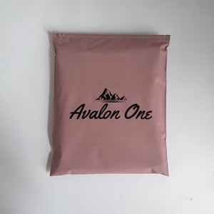 Eco-friendly Custom Logo Coffee Red Zipper Bag T-shirt Clothes Packaging Ziplock Bag Garment Brand Design Packing Bags - Product Image 2
