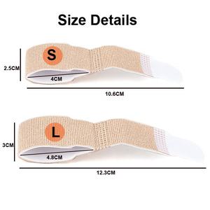 Correcteur d'orteils pour orteils qui se chevauchent Attelles pour orteils tordus, orteils frisés et orteils pliés, séparateurs d'orteils pour orteils cassés - Product Image 2