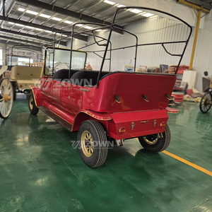 European Style Electric Vintage Car Classic Retro Sightseeing Bus with Lithium Battery for Resort - Product Image 5