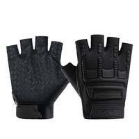 Gants tactiques mi-doigts camouflage pour hommes, pour la boxe, la moto, la conduite en extérieur, la protection sportive, le fitness, en cuir artificiel