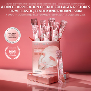 Masque au collagène MERCILEN pour le visage, anti-rides, raffermissant, réduisant le relâchement et la terneur, masque hydratant <span class=keywords><strong>bio</strong></span> - Product Image 2