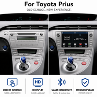 Autoradio pour Toyota Prius avec écran tactile de 9 pouces (2009-2017), système Linux, avec Android Auto et CarPlay sans fil