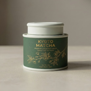 Envase Cilíndrico de Papel de Grado Alimenticio Personalizable de 76 mm, Apto para Matcha, Té de Arroz Integral, TWGTee, Mariage Freres, Dilmah - Product Image 2