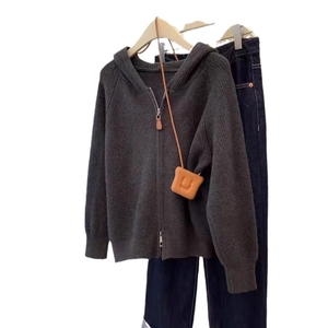 <span class=keywords><strong>Cardigan</strong></span> in Maglia a Tinta Unita <span class=keywords><strong>Beige</strong></span>, Sexy, a Maniche Lunghe, per Donna, Autunno Primavera - Product Image 5