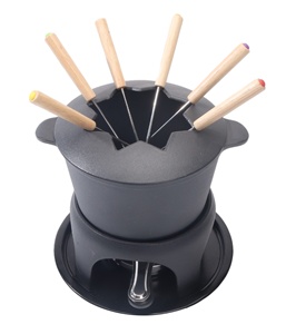 Juego <span class=keywords><strong>de</strong></span> <span class=keywords><strong>Fondue</strong></span> <span class=keywords><strong>de</strong></span> Hierro Fundido Esmaltado a Precio <span class=keywords><strong>de</strong></span> Mayoreo, Olla para <span class=keywords><strong>Fondue</strong></span> <span class=keywords><strong>de</strong></span> Queso y <span class=keywords><strong>Chocolate</strong></span> con Tenedores para el Hogar y Restaurantes, con OEM y ODM - Product Image 3