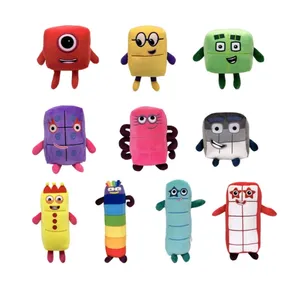 Promotional Plush Toys Wholesale Cute Stuffed Soft Toy Plush Number-blocks Children's Doll