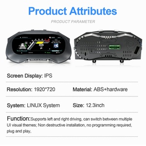 Navihua para VW Seat Leon 2013-2018, Actualización de Panel de Instrumentos LCD con Sistema Linux, Carplay, Velocímetro Automático, Panel Digital para Auto - Product Image 6