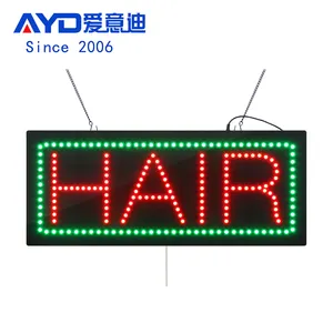 11*27インチの明るいヘアサロンストアサイン、理髪店のためのLED屋内広告ライトアニメーションディスプレイ