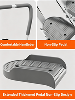 Máquina de Escalada Vertical Plegable ATHSPO, Capacidad de Peso de 300 Libras, Simulador de Escaleras Silencioso con Contador LCD