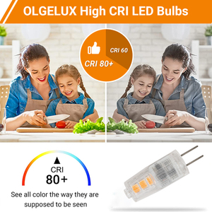 <span class=keywords><strong>Ampoule</strong></span> LED <span class=keywords><strong>G4</strong></span> 1.5W 150LM ampoules de lustre (équivalent halogène <span class=keywords><strong>10W</strong></span>) classe d'énergie F, longue durée de vie, dernière norme ERP EMC - Product Image 4