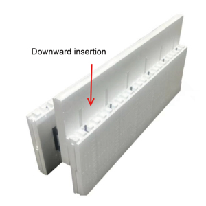 Blocs d'<span class=keywords><strong>isolation</strong></span> thermique ICF, blocs de construction en EPS pour maison préfabriquée, villa, hôpital, système de construction de murs en béton - Product Image 2