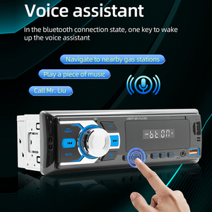 Reproductor <span class=keywords><strong>MP3</strong></span> para Auto 1 DIN con Aplicación <span class=keywords><strong>de</strong></span> Localización del Vehículo, Carga Rápida <span class=keywords><strong>de</strong></span> 2.1A, Radio FM, USB/TF/AUX, Asistente <span class=keywords><strong>de</strong></span> Voz, Luz <span class=keywords><strong>de</strong></span> 7 Colores, Estéreo Universal - Product Image 6