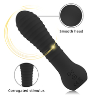 Kleiner Lieblicher Vibrator mit Einstellbarer Vibration und Fernbedienung für Weibliches Vergnügen - Komfortable Wellenstimulation für die Vagina