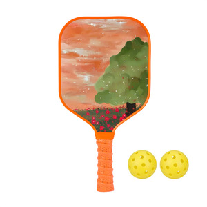 Juego de Pickleball de Fibra de Vidrio Compuesta para Parejas, Set para una Noche Romántica, Juego a Juego para Él y Ella, para Dos Jugadores con Bolsa, Kit Profesional - Product Image 3