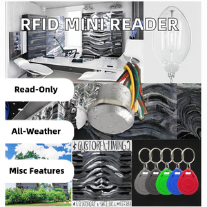Mini 125khz/13.56MHz RFID Proximity Hệ thống kiểm soát truy cập ABS Chất liệu đầu đọc thẻ - Product Image 2