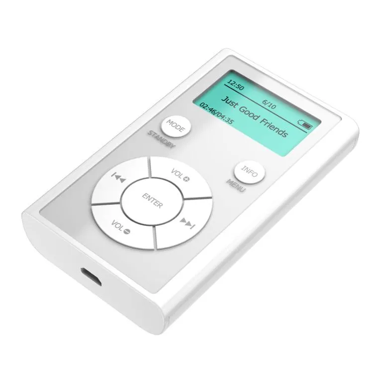 Portatile da tasca DAB +/FM Radio Digitale con Gli Auricolari MP3 e 8H batteria ricaricabile