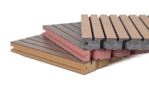 Estudio de grabación Insonorización Material ignífugo Aislamiento acústico Piso Panel acústico ranurado - Product Image 6