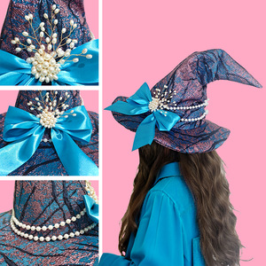 Sombrero de Bruja del Mar Profundo Luling Yaoyao, Talla Única, Accesorio de Disfraz para Cosplay con Temática Oceánica, Fiesta, Halloween - Product Image 2