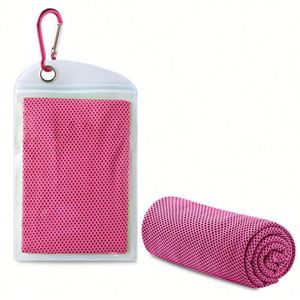 Serviette rafraîchissante pour le cou et serviette froide pour le visage 32"X 12" légère, douce et respirante pour le yoga, le sport, la course à pied et le camping - Product Image 2