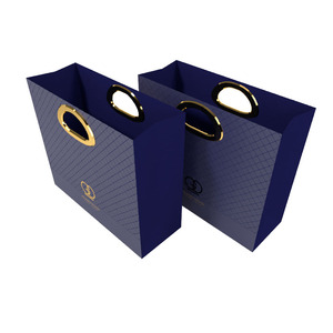 Chất Lượng Cao Sang Trọng Thời Trang Tái Sử Dụng Thân Thiện Với Môi Mua Sắm Di Động Túi Biểu Tượng Tùy Chỉnh In Bán Buôn Túi Giấy - Product Image 5