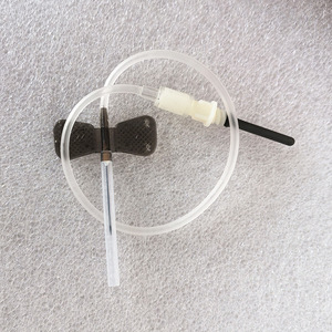 तितली सुई डिस्पोजेबल स्टेनलेस स्टील प्लास्टिक पर्यावरण के अनुकूल 20 ग्राम 21g 22g 23g 25g खोपड़ी की शिरा सेट सुरक्षा 4 कनानुला पालतू जानवरों का उपयोग - Product Image 4