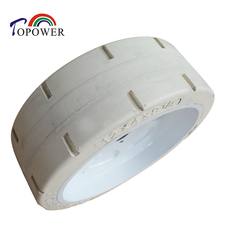 12X4X9 1/4 (12*4*9.25) Low-Profile Tire for Compact Scissor Lift Models for Snorkel S1930