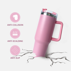 Gobelet isolé sous vide en acier inoxydable à double paroi 40oz tasse de voiture portable avec paille logo d'impression personnalisé au prix d'usine - Product Image 5