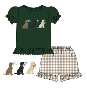 Ropa al por Mayor para Niñas, Conjuntos de Ropa con Apliques Personalizados, Traje Informal de Algodón para Bebés, Ropa Infantil para Niñas - Product Image 3