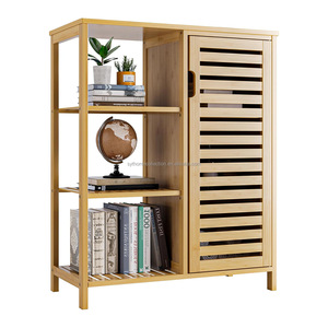 Vitrina de Bambú de Fácil Instalación Neat Vibe SYT para <span class=keywords><strong>Ventana</strong></span>, Estante de Almacenamiento con Asa Ranurada para Rincón de Lectura - Product Image 6