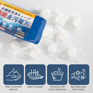 Tablettes de nettoyage multi-usages pour salle de bain, cubes de nettoyage effervescents, tablettes nettoyantes multi-surfaces effervescentes pour éliminer les taches - Product Image 3