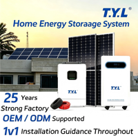 Sistema de Almacenamiento de Energía Doméstico Integrado T.Y.L (5-36kW) con Baterías LiFePO4 para Uso Interior/Exterior