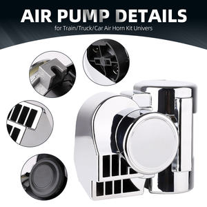 <span class=keywords><strong>Klaxon</strong></span> à air pour <span class=keywords><strong>train</strong></span> 130 dB, 12 V, super puissant, avec compresseur, couvercle universel pour camion, moto, <span class=keywords><strong>voiture</strong></span>, SUV, bateau, véhicule tout-terrain - Product Image 5