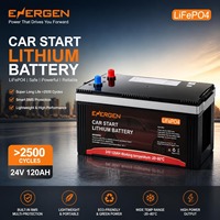 Baterai Starter Mobil LiFePO4 24V 150Ah 1500 CCA Baterai Starter Daya Tinggi untuk Generator Diesel dengan BMS Pintar