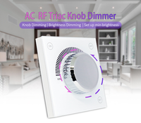 Triac giratorio inalámbrico RF Dimmer AC100V 240V interruptor de pared delgada para bombillas halógenas regulables lámparas de filamento controlador Led
