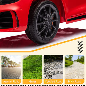 子供のためのスタイリッシュで耐久性のある電気ライドオン警察車4輪プラスチックおもちゃバッテリー電源付きホイールで楽しい - Product Image 2