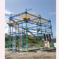 Concevoir et construire des parcs d'aventure de parcours de corde pour les parcs d'attractions Construction de parcs à thème personnalisés