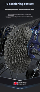 Bicicleta de <span class=keywords><strong>Montaña</strong></span> con Cuadro de Acero al Carbono Resistente a Impactos, 24/27/30 Velocidades, Frenos de Disco Hidráulicos, Suspensión Delantera de Aleación de Aluminio - Product Image 4